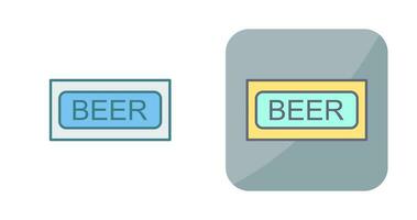bier teken vector icoon