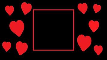 abstracte liefde voor je valentijnskaarten vector