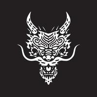 Japanse draak illustratie. vectorafbeelding voor t-shirt vector