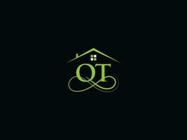 modern gebouw ot logo kunst, luxe ot echt landgoed logo voor u vector