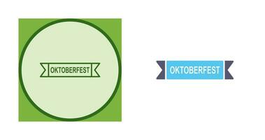 oktoberfeest banier vector icoon