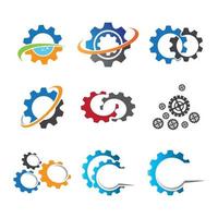 gear logo afbeeldingen vector