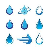 waterdruppel logo afbeeldingen vector