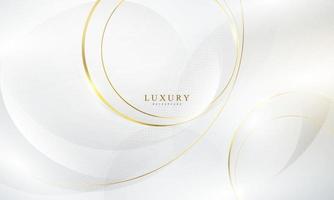 abstracte achtergrond luxe wit goud modern vector