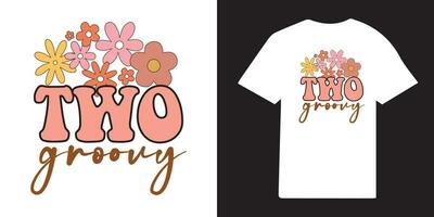 groovy t-shirt ontwerp vector