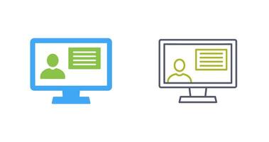 afstand onderwijs vector icoon