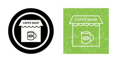 koffie winkel vector icoon