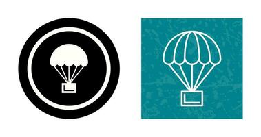 parachute vector pictogram