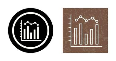 histogram vector icoon