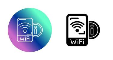 Wifi signaal vector icoon