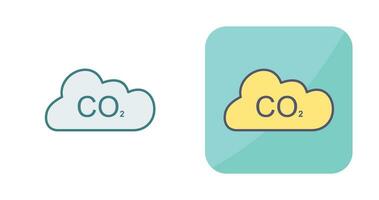 koolstof dioxide vector icoon