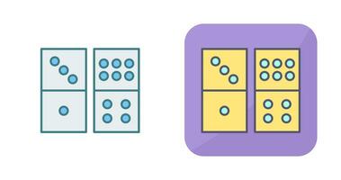 domino spel vector icoon