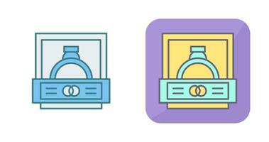 trouwring vector pictogram