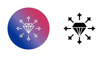 diamant vector pictogram