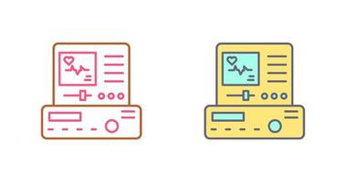 elektrocardiogram vector icoon