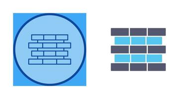 uniek bakstenen vector icoon