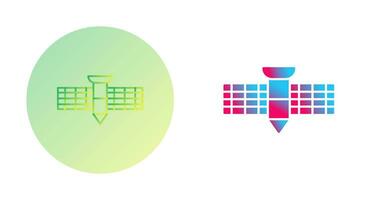 satelliet vector pictogram