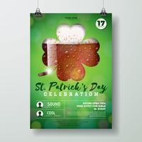 Saint Patrick&#39;s Day partij Flyer illustratie vector