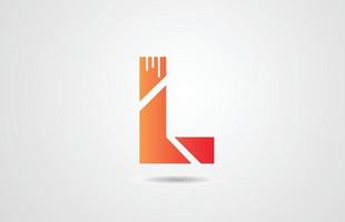 letter logo alfabet ontwerp icoon voor zaken en bedrijf vector