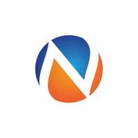 n briefsjabloon logo vector