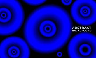 3D-presentatie abstracte moderne cirkel donkerblauw. vectorillustratie. vector