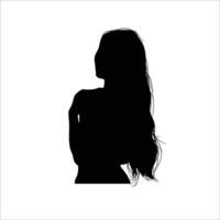 vrouw silhouet vector