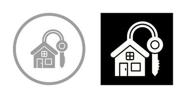 huis sleutel vector pictogram