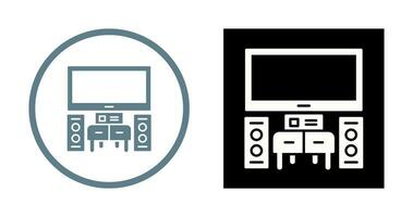 thuisbioscoop vector pictogram