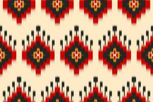 etnisch ikat naadloos patroon in stam. Amerikaans, Mexicaans stijl. aztec meetkundig ornament afdrukken. vector