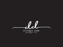 handtekening luxe dd logo icoon vector beeld ontwerp