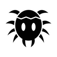 tarantula vector glyph icoon voor persoonlijk en reclame gebruiken.
