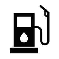 brandstof pomp vector glyph icoon voor persoonlijk en reclame gebruiken.