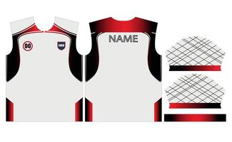 voetbal Jersey ontwerp voor sublimatie of sport- Jersey ontwerp vector