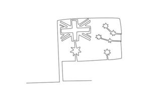 een Australisch vlag vector