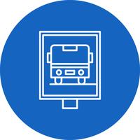 Vector bushalte pictogram