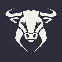 Stier mascotte vector pictogram