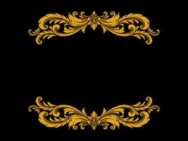 goud ornament classy luxe vacht Vleugels vector