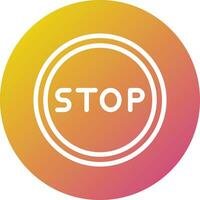 stop vector pictogram ontwerp illustratie