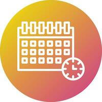 kalender vector icoon ontwerp illustratie