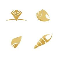 shell vector pictogram illustratie ontwerp