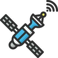 satelliet vector pictogram ontwerp illustratie