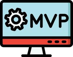 mvp vector pictogram ontwerp illustratie