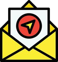 stuur mail vector pictogram ontwerp illustratie