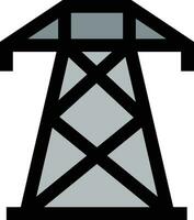 elektrische toren vector pictogram ontwerp illustratie