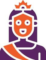 koningin vector icoon ontwerp illustratie