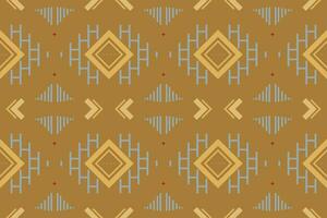 etnisch patroon ontwerp. het is een patroon gemaakt door combineren meetkundig vormen. creëren mooi kleding stof patronen. ontwerp voor afdrukken. vector