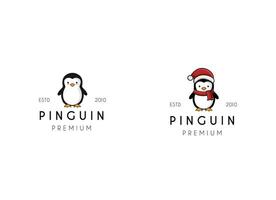 pinguin vector illustratie. creatief dier logo inspiratie. kan worden gebruikt net zo symbolen, merk identiteit, pictogrammen, of anderen.