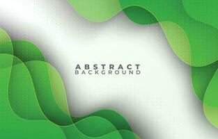 groen abstract vloeistof vloeistof achtergrond, overlappen laag. golven vloeistof vormen samenstelling. vector illustratie