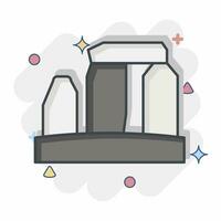 icoon steenhenge. verwant naar keltisch symbool. grappig stijl. gemakkelijk ontwerp bewerkbaar. gemakkelijk illustratie vector