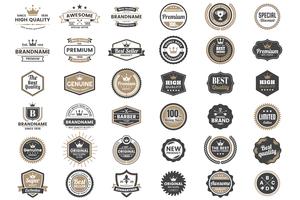 Vintage Retro Vector Logo voor banner